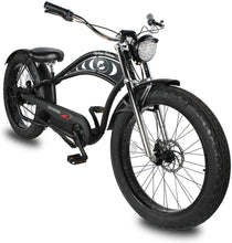 Load image into Gallery viewer, MICARGI CYCLONE DELUXE, Fat tire, Stretch Cruiser, Chopper Style - 500 Watt, 48V