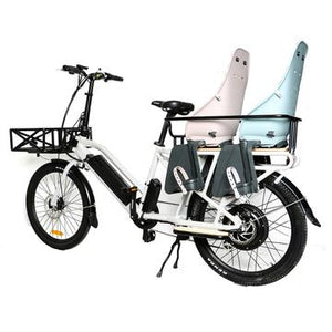 EUNORAU 48V750W MAX-CARGO electric long trail Cargo bike for family Wagon or Ubereats delivery
