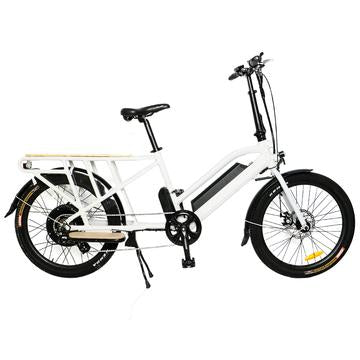 EUNORAU 48V750W MAX-CARGO electric long trail Cargo bike for family Wagon or Ubereats delivery